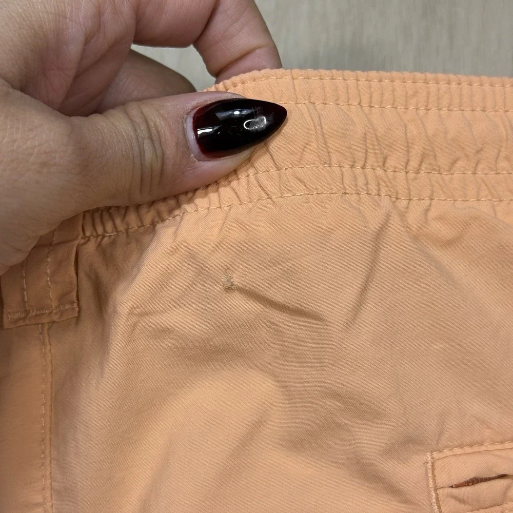 VTG Columbia PFG‎ Omni-Shade Peach Nylon Fishing Swim Shorts Men's 2X UPF FLAWS